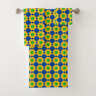 Flower Power Bath Towel Set