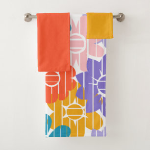 Flower Power  Bath Towel Set