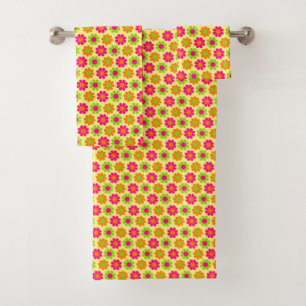 Flower Power Bath Towel Set