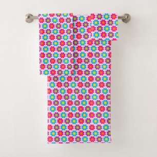 Flower Power Bath Towel Set