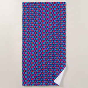Flower Power Beach Towel