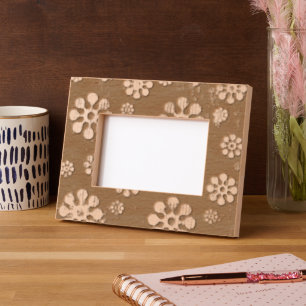 Flower Power Blossoms seamless pattern 26 Etched Frames