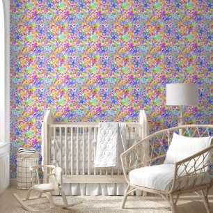 Flower Power Blossoms seamless pattern 9 Wallpaper