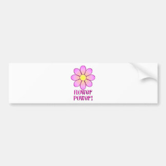 Flower Power Bumper Sticker