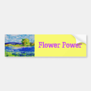 Flower Power Bumper Sticker