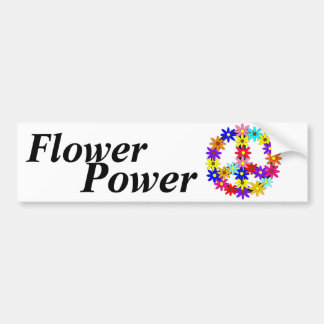 Flower Power Bumper Sticker