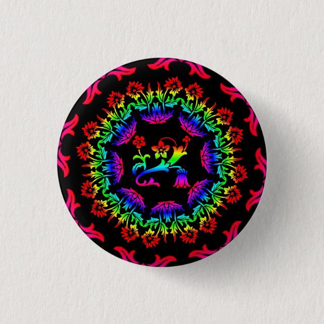 flower power button (Front)