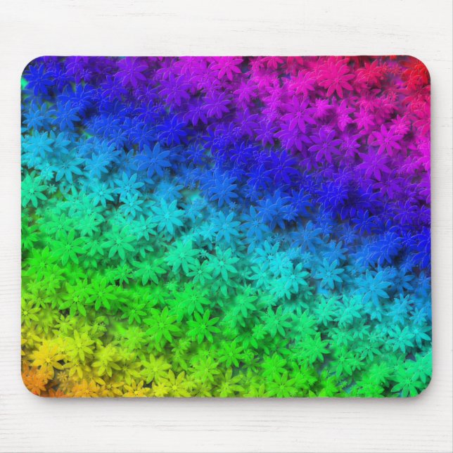 Flower Power Camo Mouse Mat (Front)