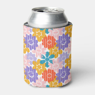 Flower Power  Can Cooler