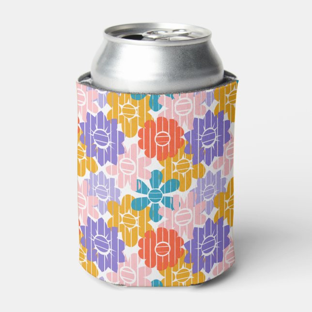 Flower Power  Can Cooler (Can Front)