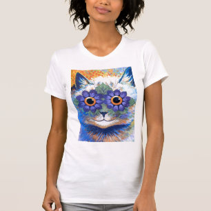 Flower Power Cat T-Shirt