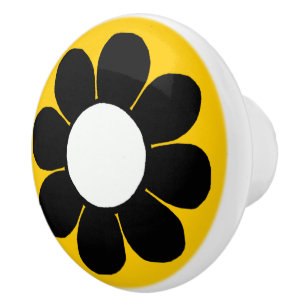 Flower Power Ceramic Knob