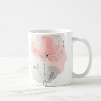 flower power coffee mug