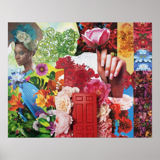 Flower Power Collage Poster (Front)