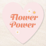 Flower Power Daisy 60's Hippie party Coaster<br><div class="desc">Flower Power Daisy 60's Hippie party Coaster</div>