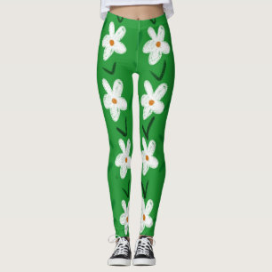 FLOWER POWER 'DAISY' YOGA PANTS LEGGINGS