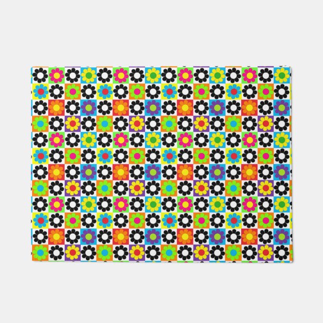 Flower Power Doormat (Front)