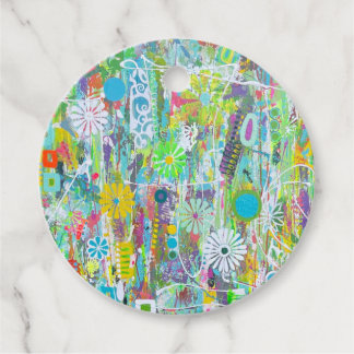 Flower Power Favour Tags