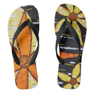 Flower Power Flip Flops