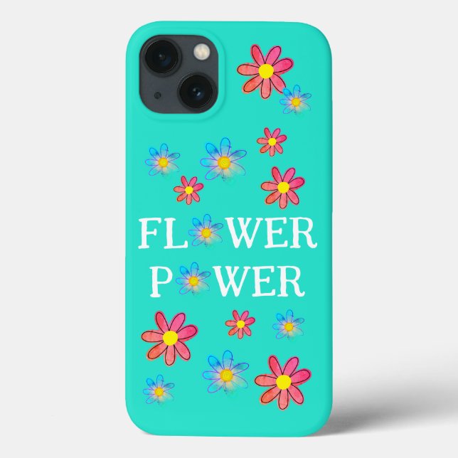 Flower Power Fun Case-Mate iPhone Case (Back)