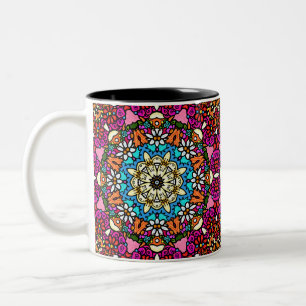 Flower Power Groovy Garden Mug