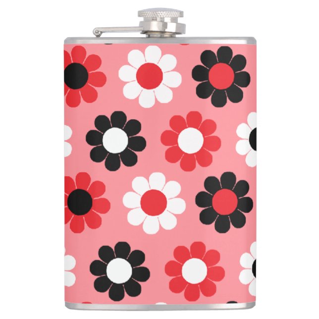 Flower Power Hip Flask (Front)