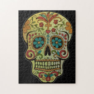 Flower-Power Hippy or Gothic Style  Jigsaw Puzzle
