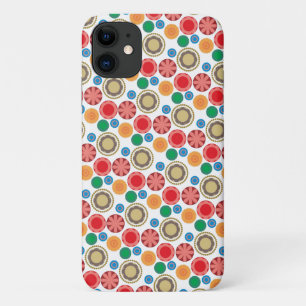 Flower Power in Rows 002 iPhone 11 Case