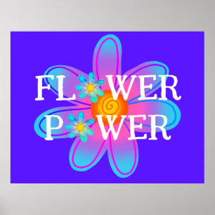 Flower Power Instant Download Poster