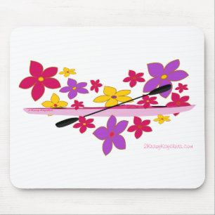 Flower Power Kayak Mouse Mat