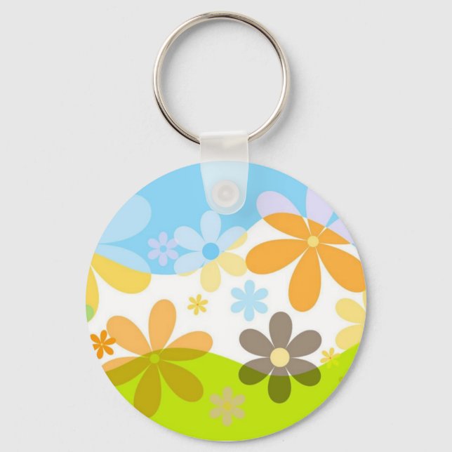 Flower Power Key Ring (Front)