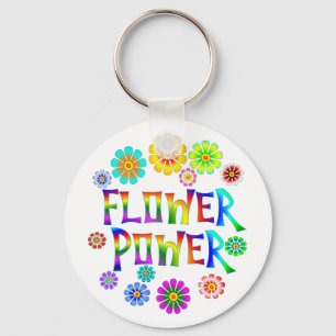 FLOWER POWER KEY RING