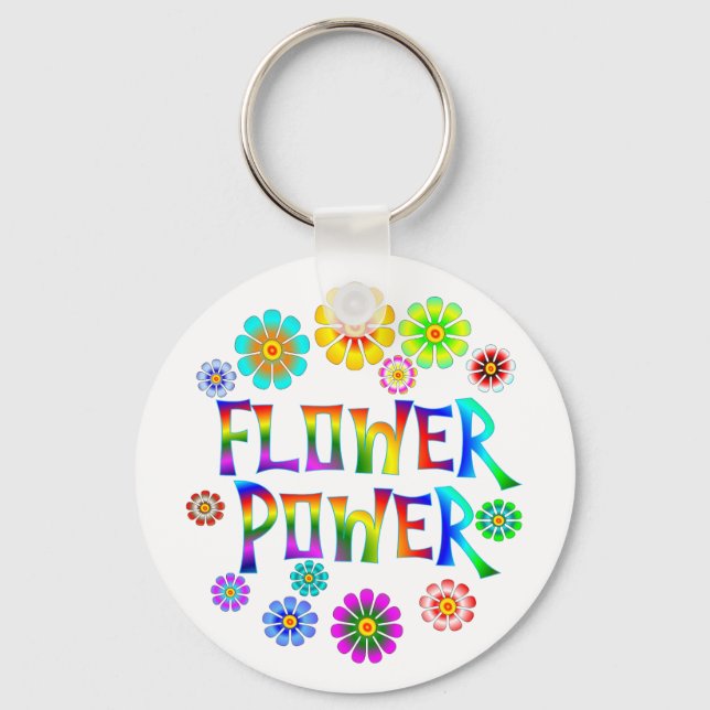 FLOWER POWER KEY RING (Front)