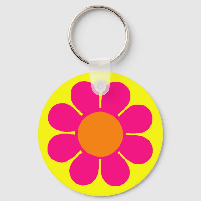 Flower Power Key Ring (Front)