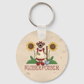 Flower Power Key Ring