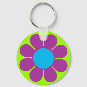 Flower Power Key Ring