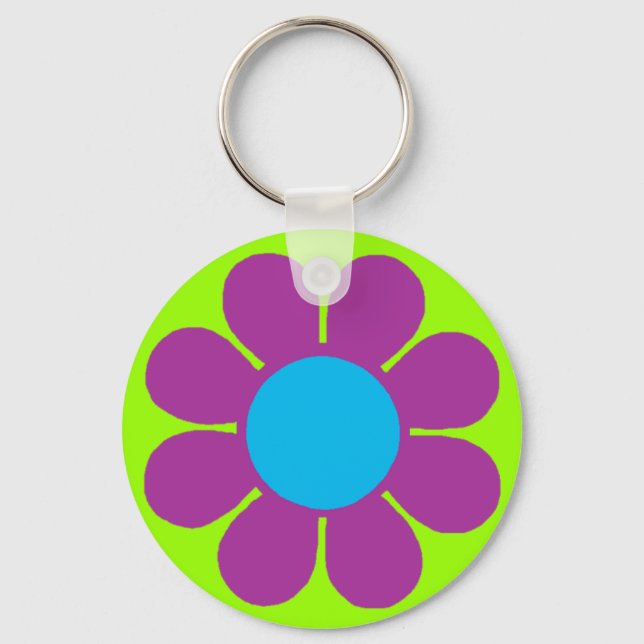 Flower Power Key Ring (Front)