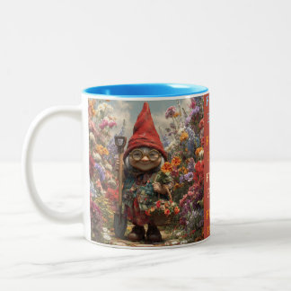 Flower Power Lady Gnome Mug