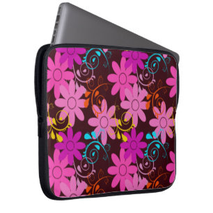 FLOWER POWER LAPTOP SLEEVE - BEST GIFTS HOLIDAYS
