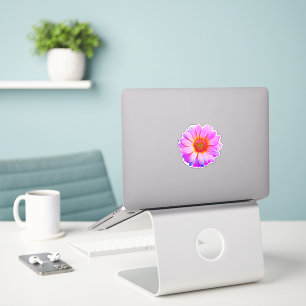 flower power laptop sticker