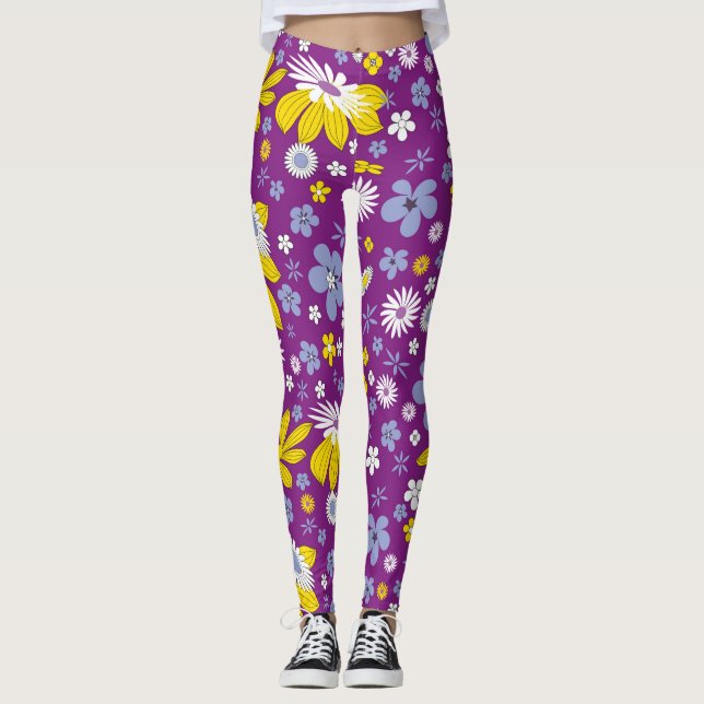 flower power leggings  (Front)