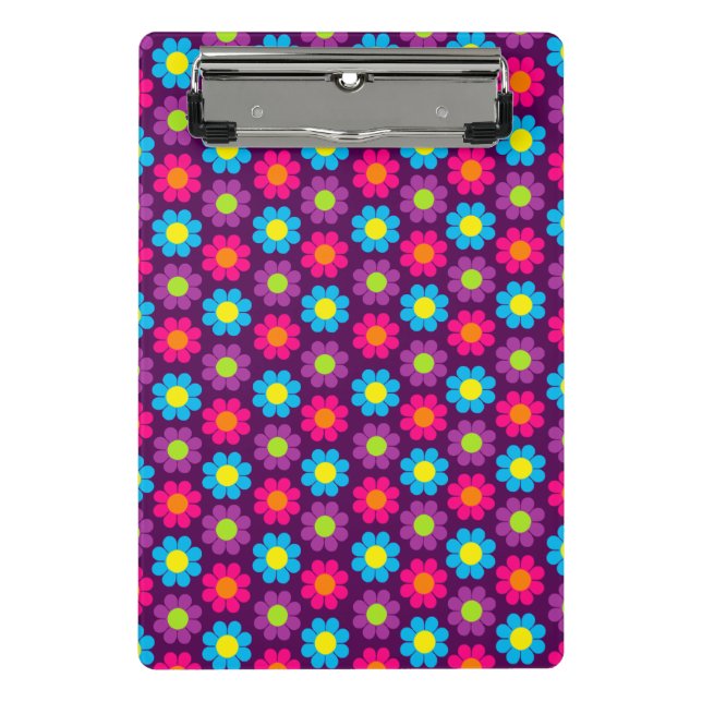 Flower Power Mini Clipboard (Front)