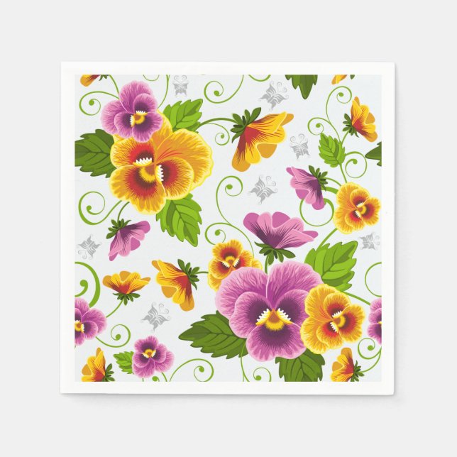 Flower Power Napkin (Front)