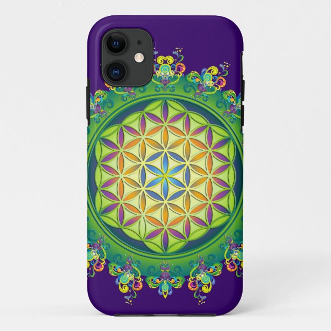 Flower Power of Life / Blume des Lebens Case-Mate iPhone Case (Back)