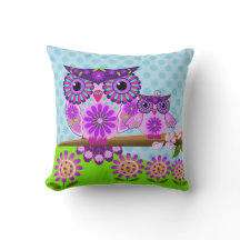 Flower power Owl and her owlet