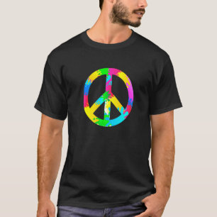 Flower Power Peace Hippie Love 60s 70s Costume Ret T-Shirt