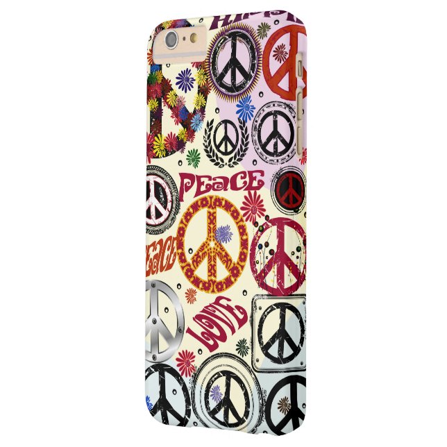 Flower Power Peace & Love Hippie Case-Mate iPhone Case (Back Left)
