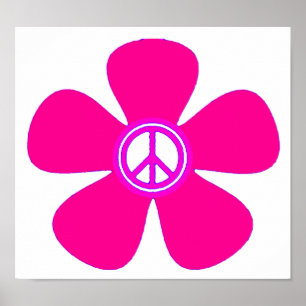Flower Power Peace Sign