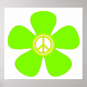 Flower Power Peace Sign