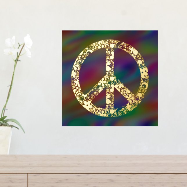 Flower Power Peace Sign 1 (In Situ (Entry Table))